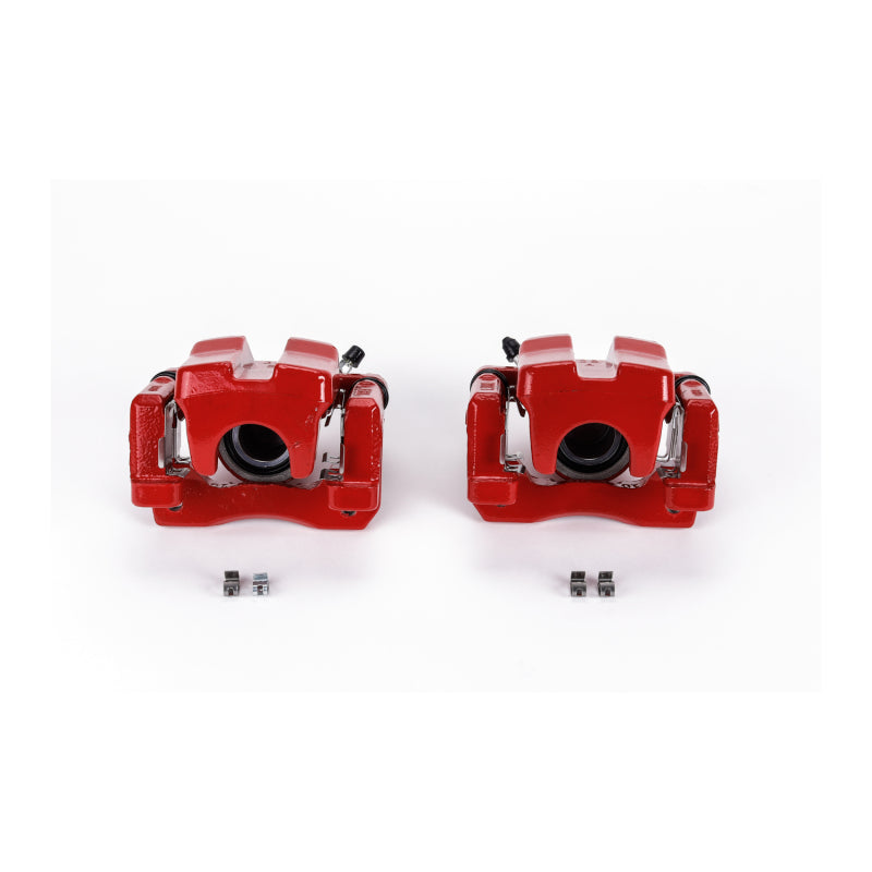 Power Stop 07-12 Lexus ES350 Rear Red Calipers w/Brackets - Pair Brake Calipers - Perf PowerStop