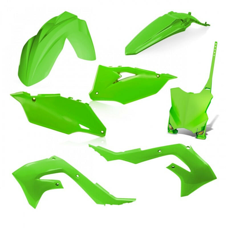 Cycra 21-23 Kawasaki KX250F 5-pc Replica Body Kit - Green Plastics Cycra