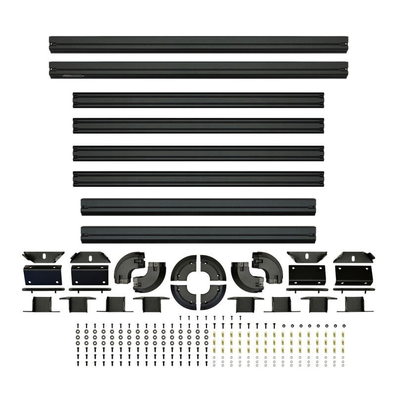 Westin EXP Roof Rack for Mid Size EXP Truck Cap (RACK ONLY - NO CAP) 45x55in. - Tex. Blk Bed Caps Westin