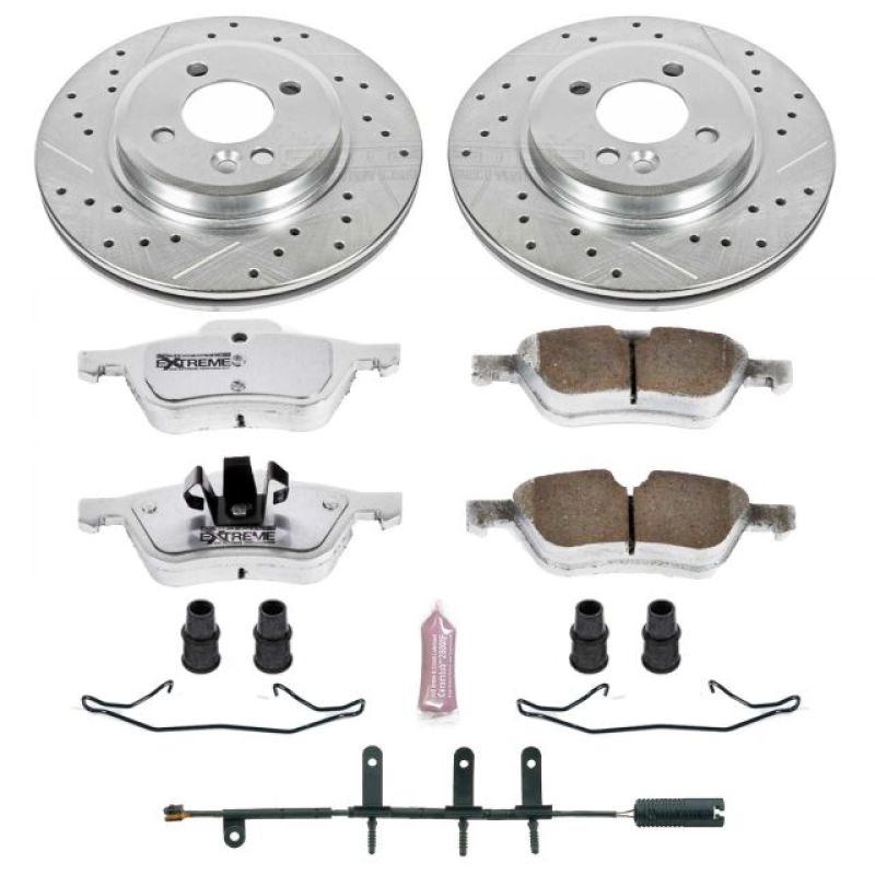 Power Stop 02-06 Mini Cooper Front Z26 Street Warrior Brake Kit Brake Kits - Performance D&S PowerStop