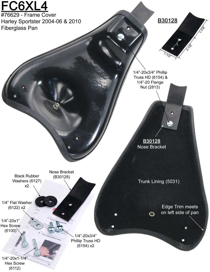 Mustang Cyclone Mounting Kit Seat Brackets & Frames Mustang Motorcycle