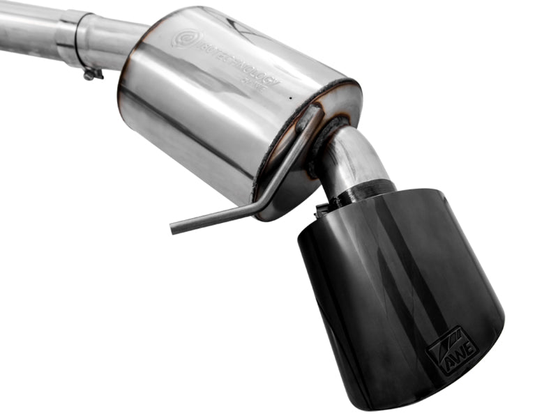AWE Tuning Audi B9.5 RS5 Sportback Non-Resonated Touring Edition Exhaust - RS-Style Diamond Blk Tips Catback AWE Tuning