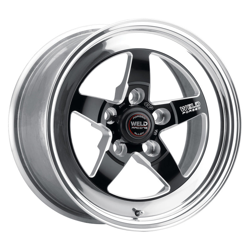 Weld S71 15x11.33 / 5x4.5 BP / 7.5in. BS Black Wheel (Medium Pad) - Non-Beadlock Wheels - Forged Weld