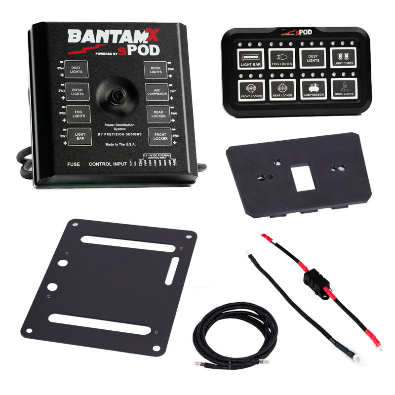 Spod Can-Am Maverick R HD BantamX Center Console Kit Switch Panels SPOD