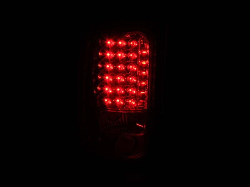 ANZO 1994-2001 Dodge Ram LED Taillights Red/Clear Tail Lights ANZO