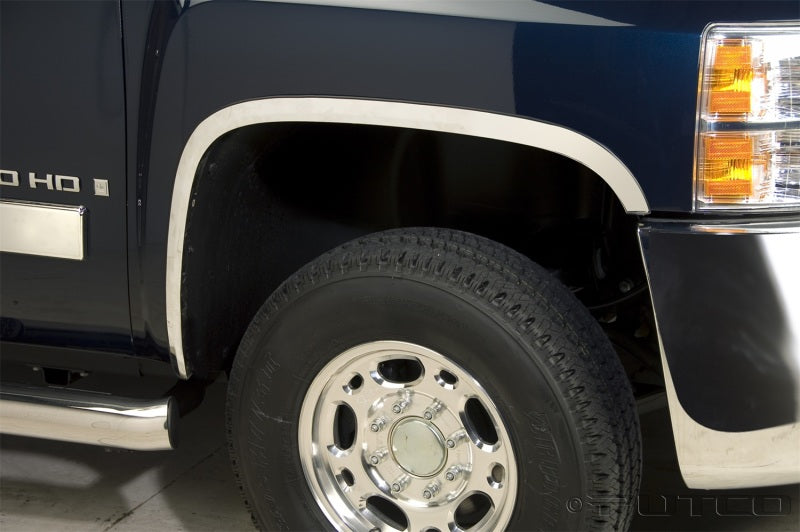 Putco 15-19 Chevy Silverado HD (Does not Fit Dually) Stainless Steel Fender Trim Exterior Trim Putco
