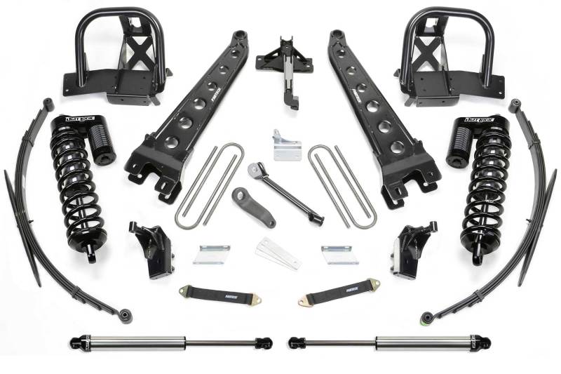 Fabtech 11-16 Ford F250/350 4WD 8in Rad Arm Sys w/Dlss 4.0 C/O& Rr Lf Sprngs & Rr Dlss Lift Kits Fabtech