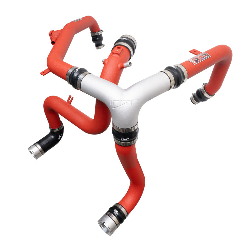 Injen 21-23 Ford Bronco 2.7L V6 (TT) EcoBoost SES Intercooler Pipes - Wrinkle Red Intercooler Pipe Kits Injen