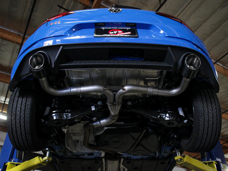 aFe 18-20 VW GTI (MK7.5) 2.0L MACH Force-Xp 3in to 2.5in 304 SS Axle-Back Exhaust System- Pol. Tips Catback aFe