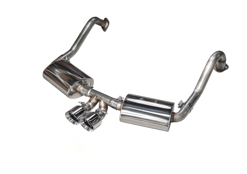 AWE Tuning Porsche 981 Performance Exhaust System - w/Chrome Silver Tips Catback AWE Tuning
