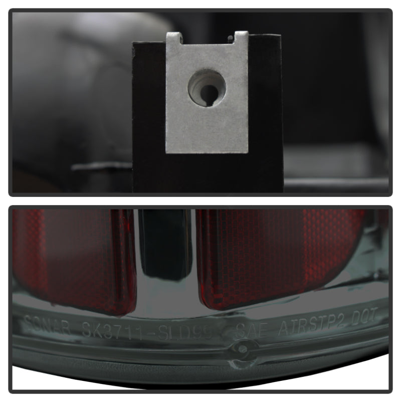 Spyder Chevy Silverado 1500/2500 99-02 (Not Stepside) Euro Style Tail Lights Smke ALT-YD-CS99-SM Tail Lights SPYDER