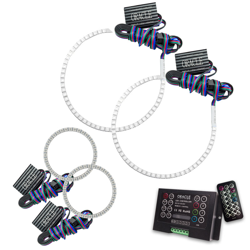 Oracle Lincoln Mark LT 06-07 Halo Kit - ColorSHIFT w/ 2.0 Controller Headlights ORACLE Lighting