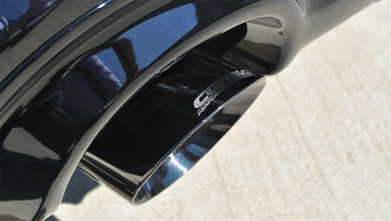 Corsa 2011-2021 Jeep Grand Cherokee Black 2.5in Dual Rear Exit Cat-Back Exhaust Catback CORSA Performance