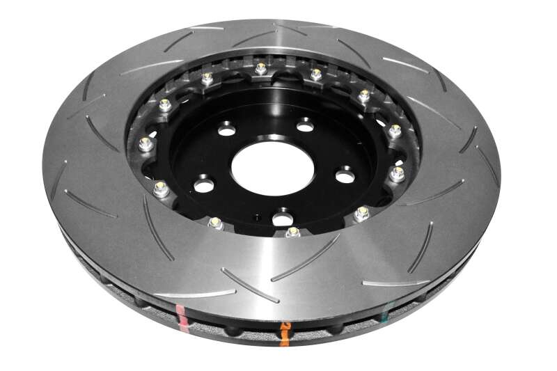 DBA 06-10 Jeep Grand Cherokee SRT8 5000 Series Uni-Directional Slotted Front Rotor w/Black Hat Brake Rotors - 2 Piece DBA