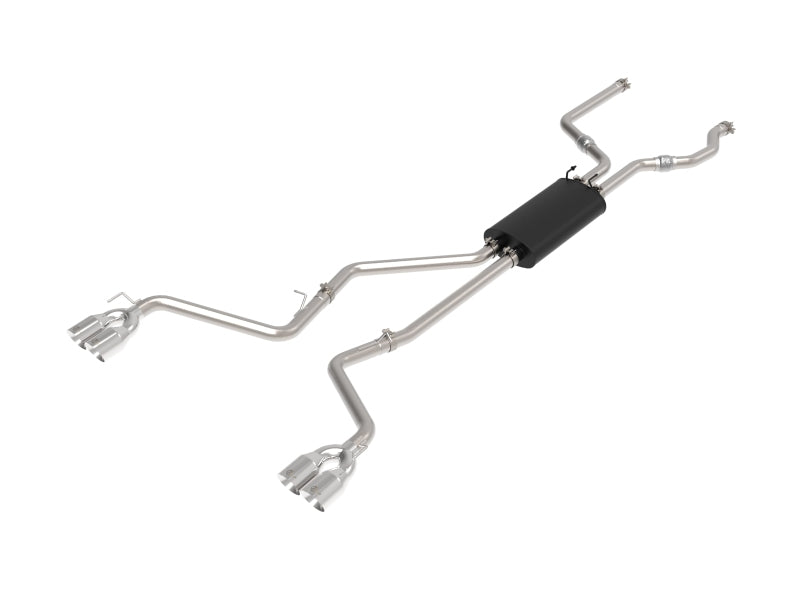 aFe MACH Force-Xp 2.5in. 304 SS C/B Exhaust 20-21 Ford Explorer V6-3.0L - Polished Tip Catback aFe