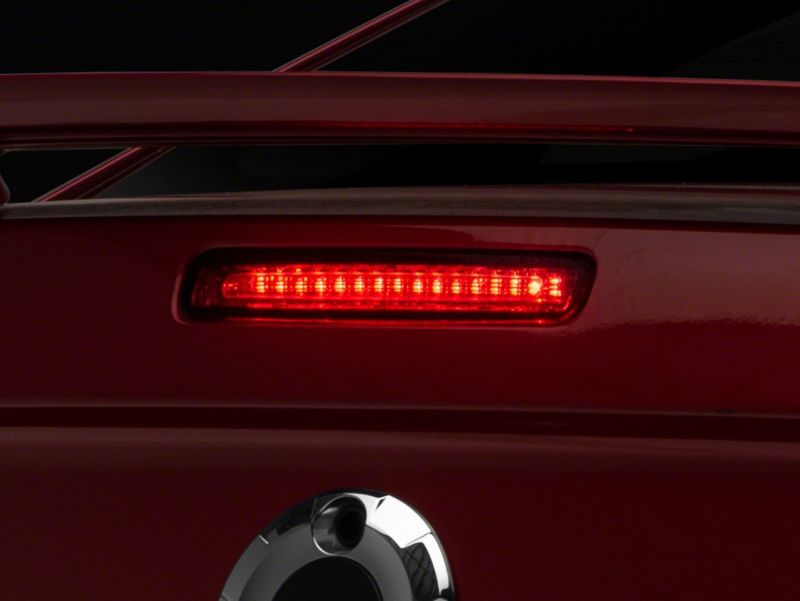 Raxiom 05-09 Ford Mustang Axial Series LED Third Brake Light- Red Lens Brake Lights Raxiom