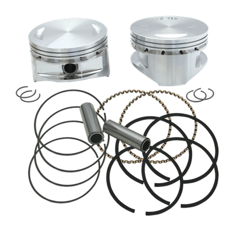 S&S Cycle 84-99 BT 4in x 4-1/2in Piston Set - .030in Piston Sets - Powersports S&S Cycle