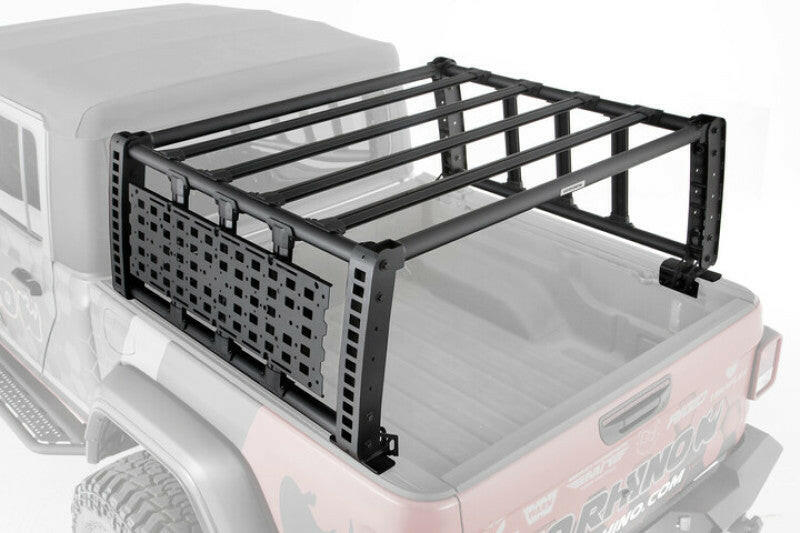 Go Rhino 19-21 Jeep Gladiator XRS Overland Xtreme Rack - Box 1 (Req. gor5950000T-02) Truck Bed Rack Go Rhino