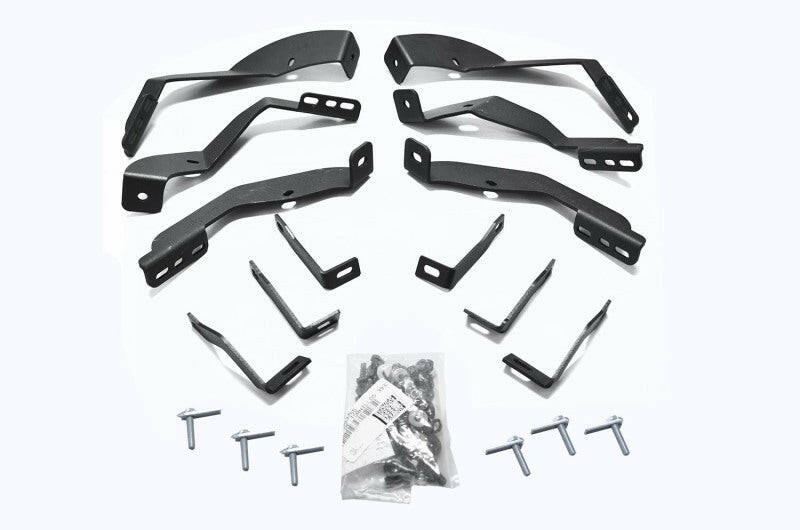 Go Rhino 15-19 Chevrolet Silverado 2500HD/3500HD Brackets for OE Xtreme Cab Length SideSteps Brackets Go Rhino