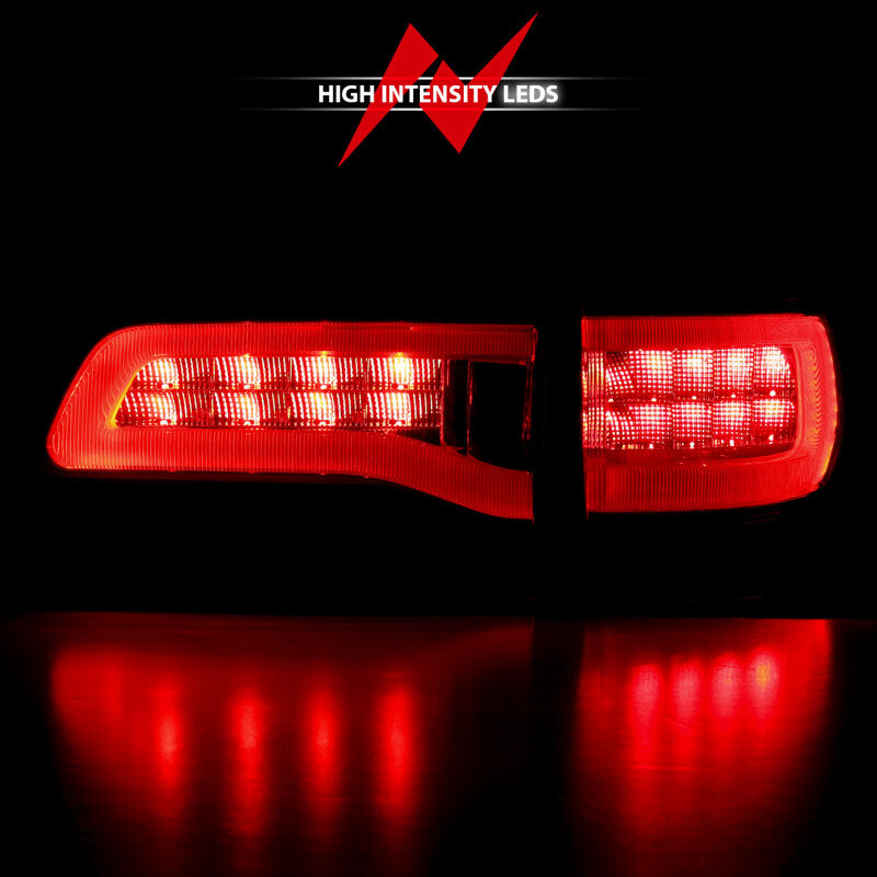 ANZO 2014-2016 Jeep Grand Cherokee LED Taillights Red/Smoke Tail Lights ANZO