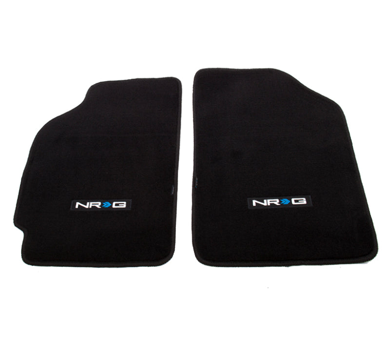 NRG Floor Mats - 88-91 Honda Civic CRX (NRG Logo) - 2pc. Floor Mats Carpeted NRG