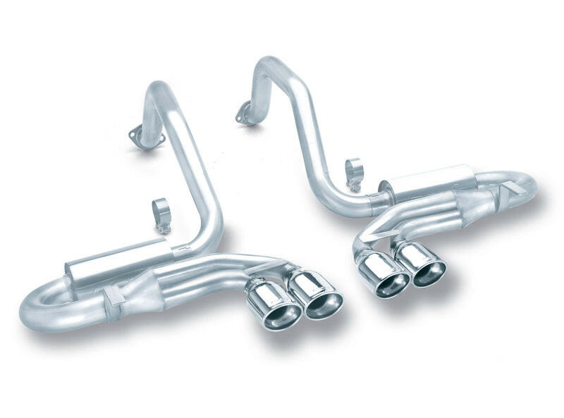 Borla 97-04 Corvette Coupe/Conv/Hatchback 5.7L 8cyl 4spd/6spd RWD Classic S-Typein Cat-Back Exhaust Catback Borla
