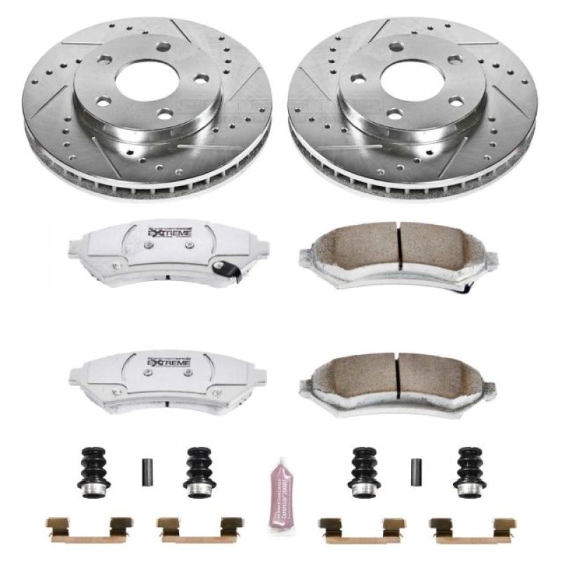Power Stop 97-05 Buick Century Front Z26 Street Warrior Brake Kit Brake Kits - Performance D&S PowerStop