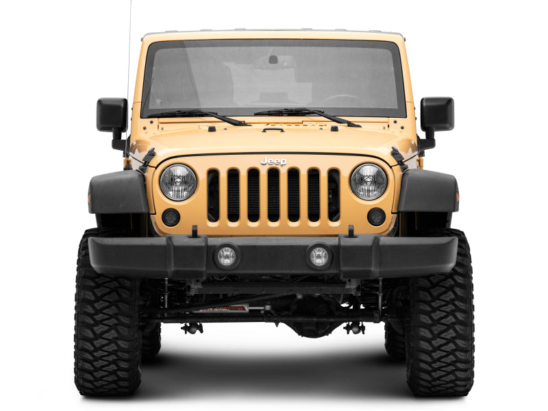 Raxiom 07-18 Jeep Wrangler JK Axial Series LED Turn Signals w/ Halo (Smoked) Headlights Raxiom