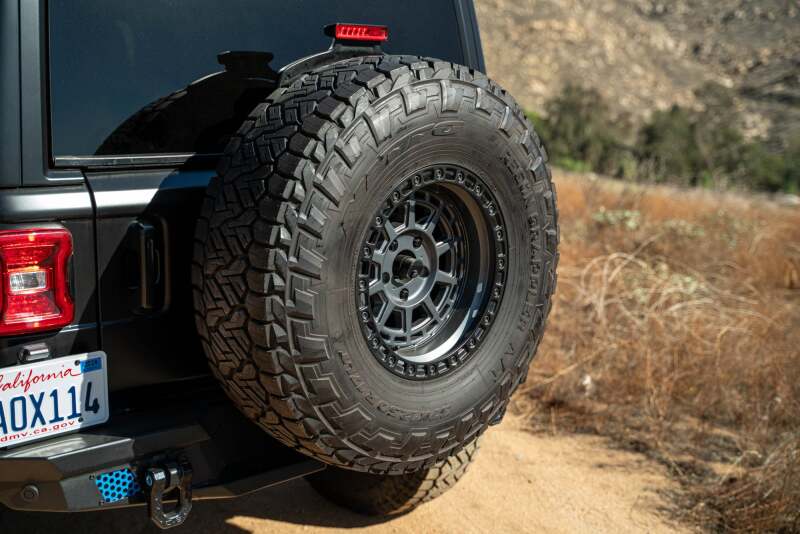 DV8 Offroad 18-23 Jeep Wrangler JL MTO Series Bumper Spare Tire Swing Gate Tailgate Accessories DV8 Offroad