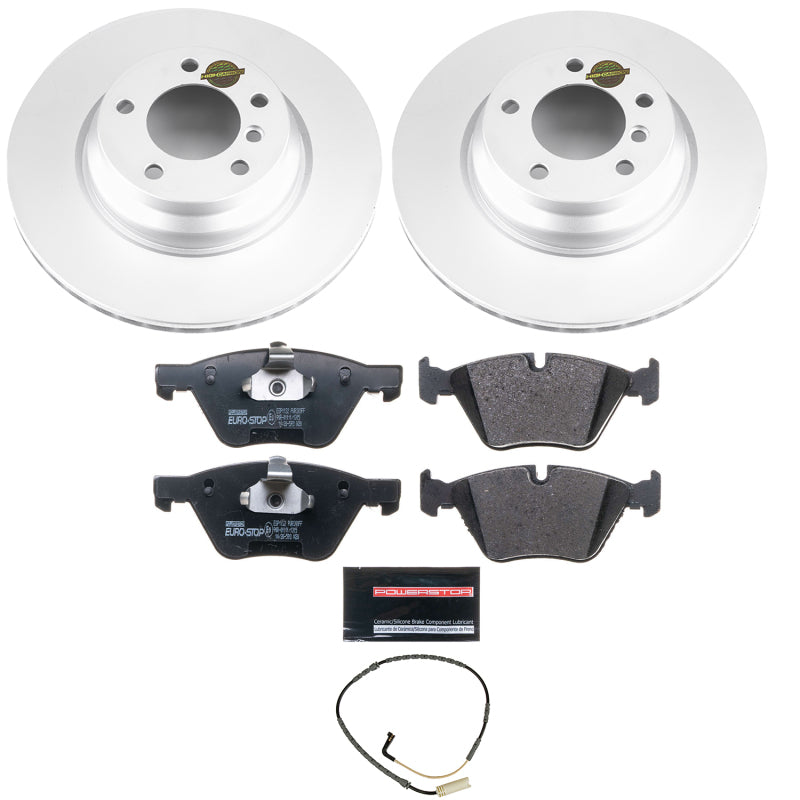 Power Stop 2006 BMW 330xi Front Euro-Stop Brake Kit Brake Kits - OE PowerStop