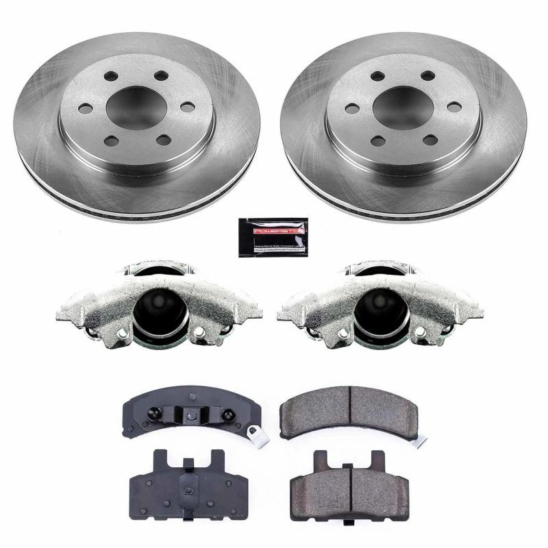 Power Stop 98-99 Cadillac DeVille Front Autospecialty Brake Kit w/Calipers Brake Kits - OE PowerStop