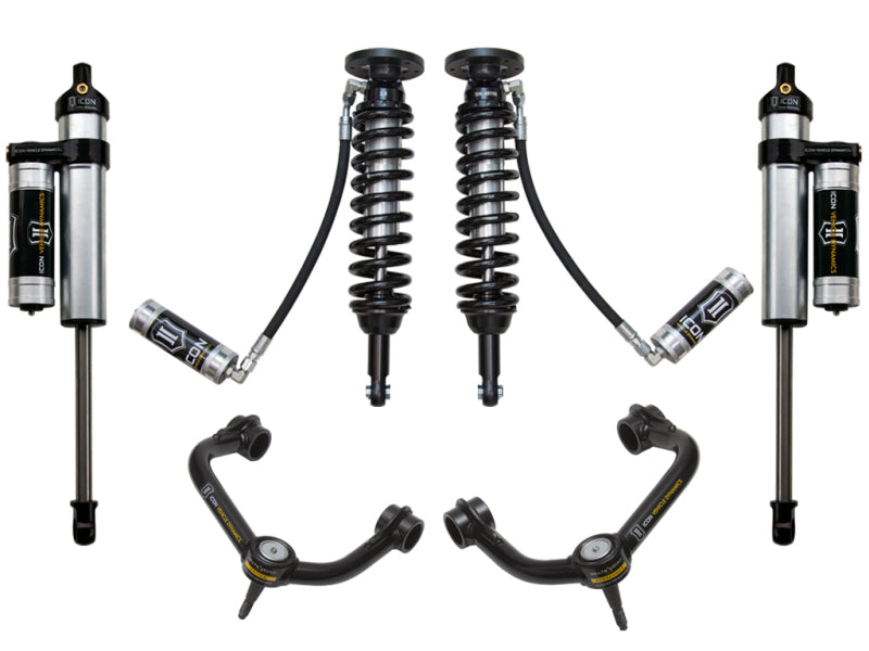 ICON 09-13 Ford F-150 2WD 1.75-2.63in Stage 3 Suspension System w/Tubular Uca Coilovers ICON