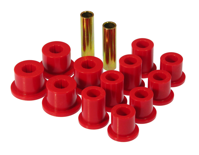 Prothane 89-95 Toyota Truck 2wd Rear Spring & Shackle Bushings - Red Bushing Kits Prothane