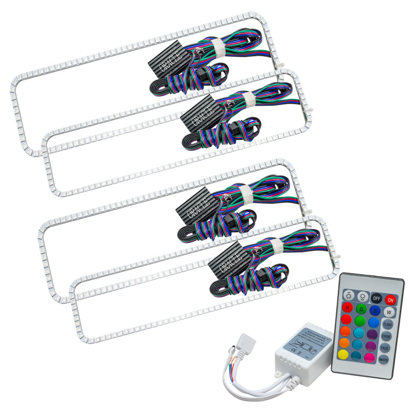 Oracle Ford F250 05-07 Halo Kit - ColorSHIFT w/ Simple Controller Headlights ORACLE Lighting
