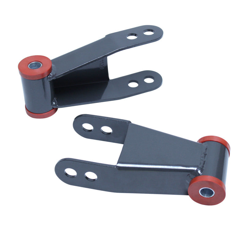 MaxTrac 73-87 Chevrolet C10 2WD 2in Rear Lowering Shackles Shackle Kits Maxtrac