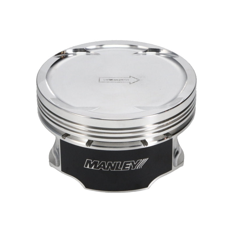 Manley 03-07 Nissan 350Z/Maxima 81.4mm Stroker 96.00mm +.5mm Bore 8.5:1 Dish Piston Set w/ Rings Piston Sets - Forged - 6cyl Manley Performance