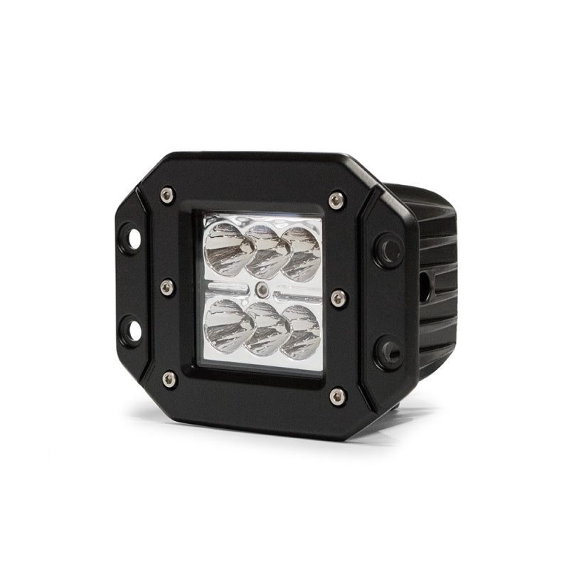 DV8 Offroad 3in Flush Mount LED Lights 20W Flood/Spot 5W Cree Light Bars & Cubes DV8 Offroad
