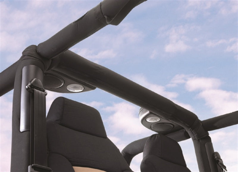 Rampage 1986-1994 Suzuki Samurai Roll Bar Padding Kit - Black Diamond Roll Cage Components Rampage