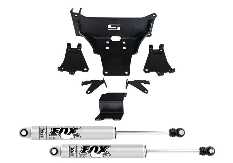 Superlift 17-24 Ford F-450/550 Super Duty 4WD Dual Steering Stabilizer Kit w/ Fox 2.0 Shocks Steering Stabilizer Superlift