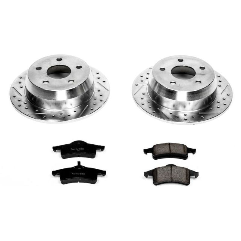 Power Stop 99-04 Jeep Grand Cherokee Rear Z23 Evolution Sport Brake Kit Brake Kits - Performance D&S PowerStop