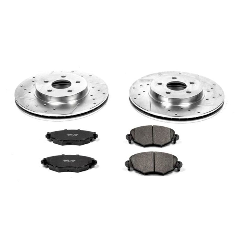 Power Stop 02-08 Jaguar X-Type Front Z23 Evolution Sport Brake Kit Brake Kits - Performance D&S PowerStop