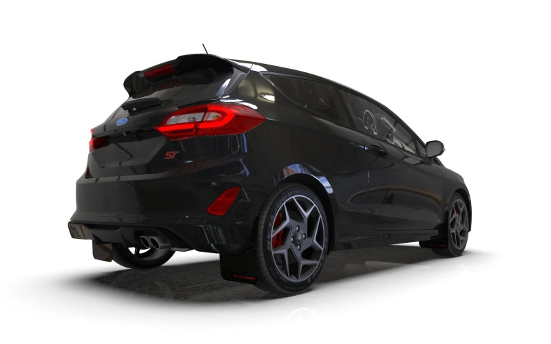 Rally Armor 18-23 Ford Fiesta ST MK8 Red UR Mud Flap w/Black Logo Mud Flaps Rally Armor
