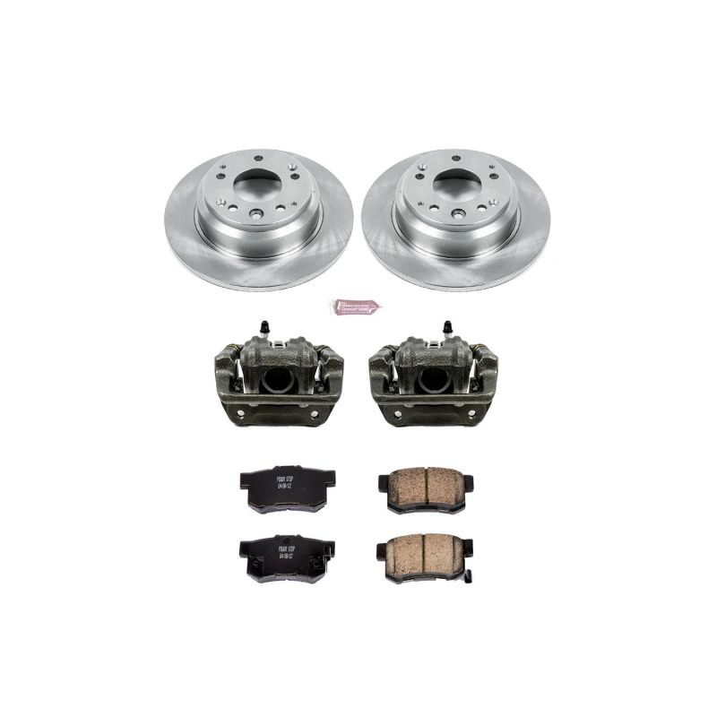 Power Stop 91-95 Acura Legend Rear Autospecialty Brake Kit w/Calipers Brake Kits - OE PowerStop