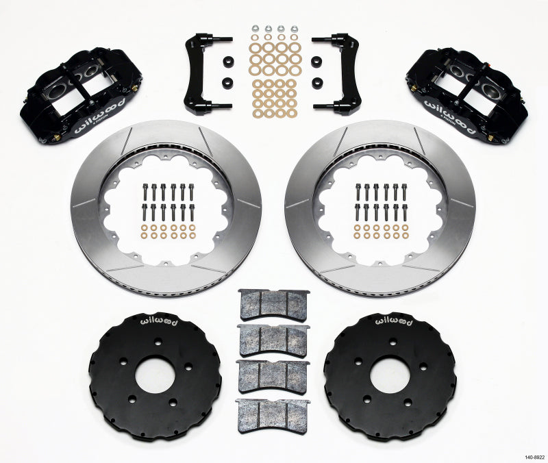 Wilwood Narrow Superlite 6R Front Hat Kit 14.00in 2005-up Corvette C6 Big Brake Kits Wilwood