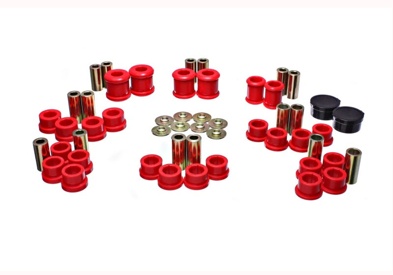 Energy Suspension 2016 Mazda Miata Red Rear Control Arm Bushing Set Bushing Kits Energy Suspension