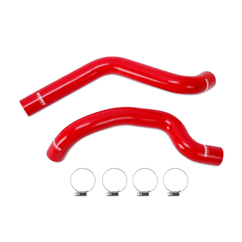 Mishimoto 07-11 Jeep Wrangler 6cyl Red Silicone Hose Kit Hoses Mishimoto