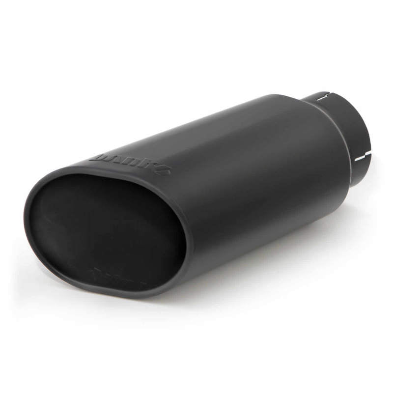 Banks Power Tailpipe Tip Kit - SS Obround Slash Cut - Black - 4in Tube - 5in X 6in X 14in Tips Banks Power