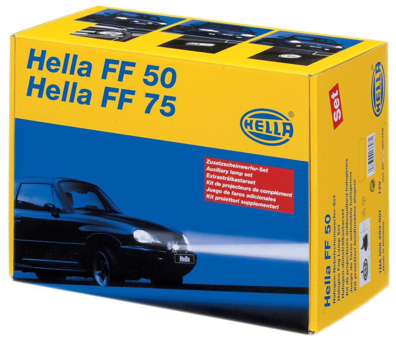 Hella FF75 Series H7 12V/55W Hallogen Driving Lamp Kit Driving Lights Hella