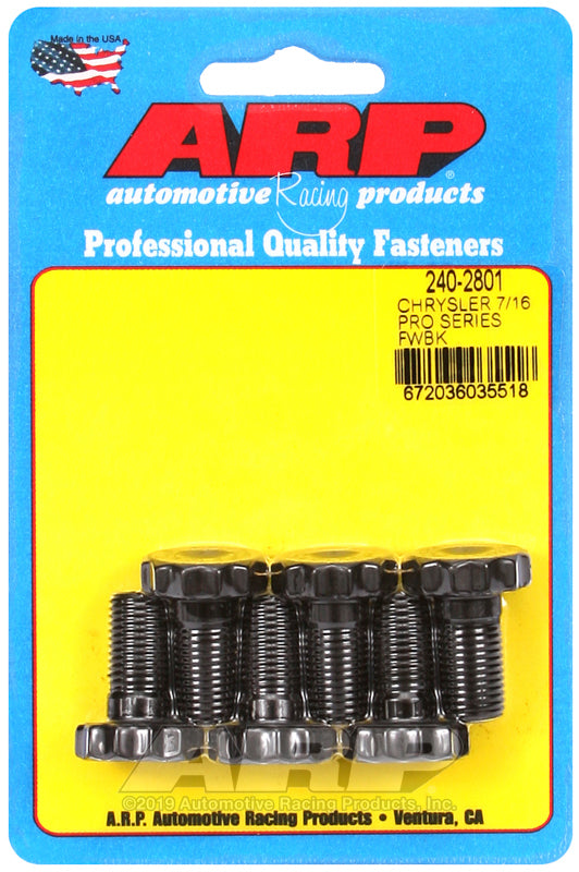 ARP Chrysler 7/16in x 20 - .875in Length Pro Series Flywheel Bolt Kit Hardware Kits - Other ARP