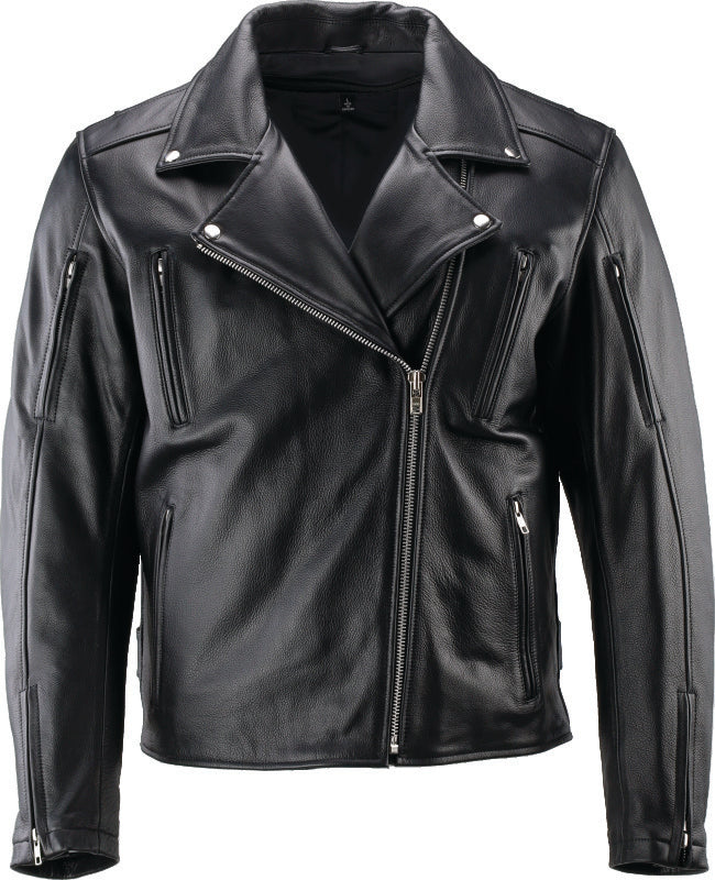 Kuryakyn Leather By River Road Ironclad Classic Leather Jacket Black - 4XL Jackets - Leather Kuryakyn